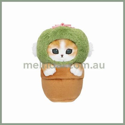 Mofusand | Plant Plush Toy H200×W100×D90Mm 猫福 植物系列 毛绒玩偶/公仔 Cactus Nyan With Flowers 仙人球
