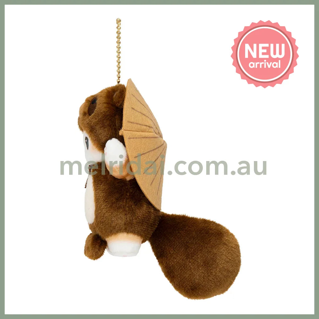 MOFUSAND | Plush Keychain Bag Charm Dangling Tail Shigaraki Raccoon Dog Cat 170×95×125mm