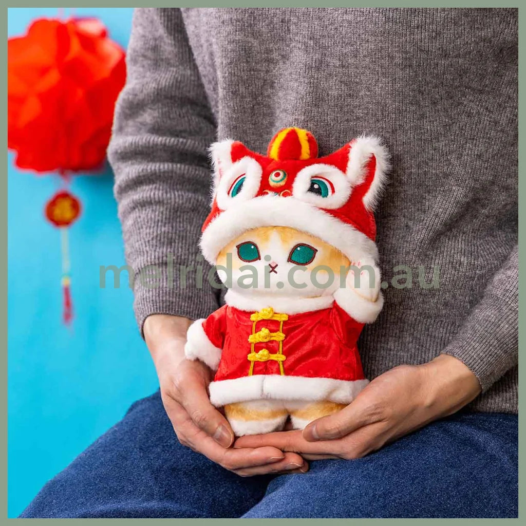 MOFUSAND | Plush Toy 225×155×125mm (Mofumofu Journey Cat -Traditional Chinese Style New Year)
