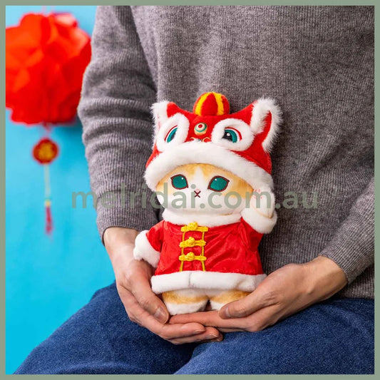 MOFUSAND | Plush Toy 225×155×125mm (Mofumofu Journey Cat -Traditional Chinese Style New Year)