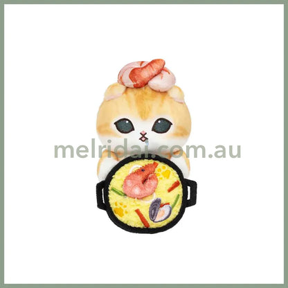 MOFUSAND | Plush Toy Desktop Hanging 130×80×90mm (Mofumofu Journey Cat -Paella)