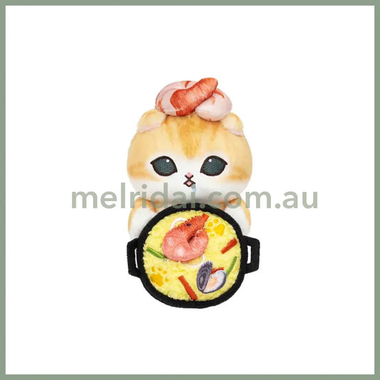 MOFUSAND | Plush Toy Desktop Hanging 130×80×90mm (Mofumofu Journey Cat -Paella)