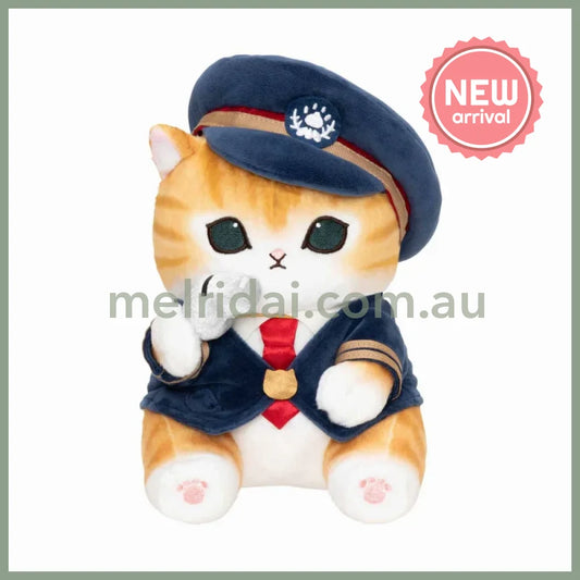 MOFUSAND | Plush Toy S 230×140×200mm (Station Master Nyan)
