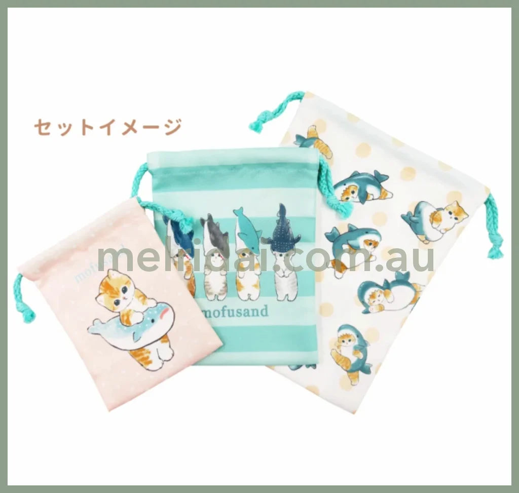Mofusandpouch Set 3 Size Kinchaku