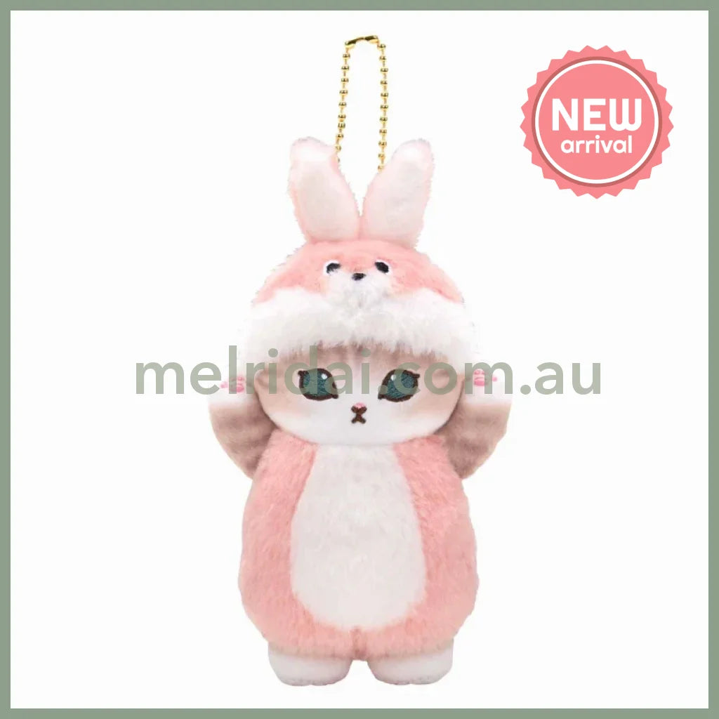 MOFUSAND | Rabbit Mascot Holder Keychain Bag Charm 125mm x 95mm x 65mm (Animal)