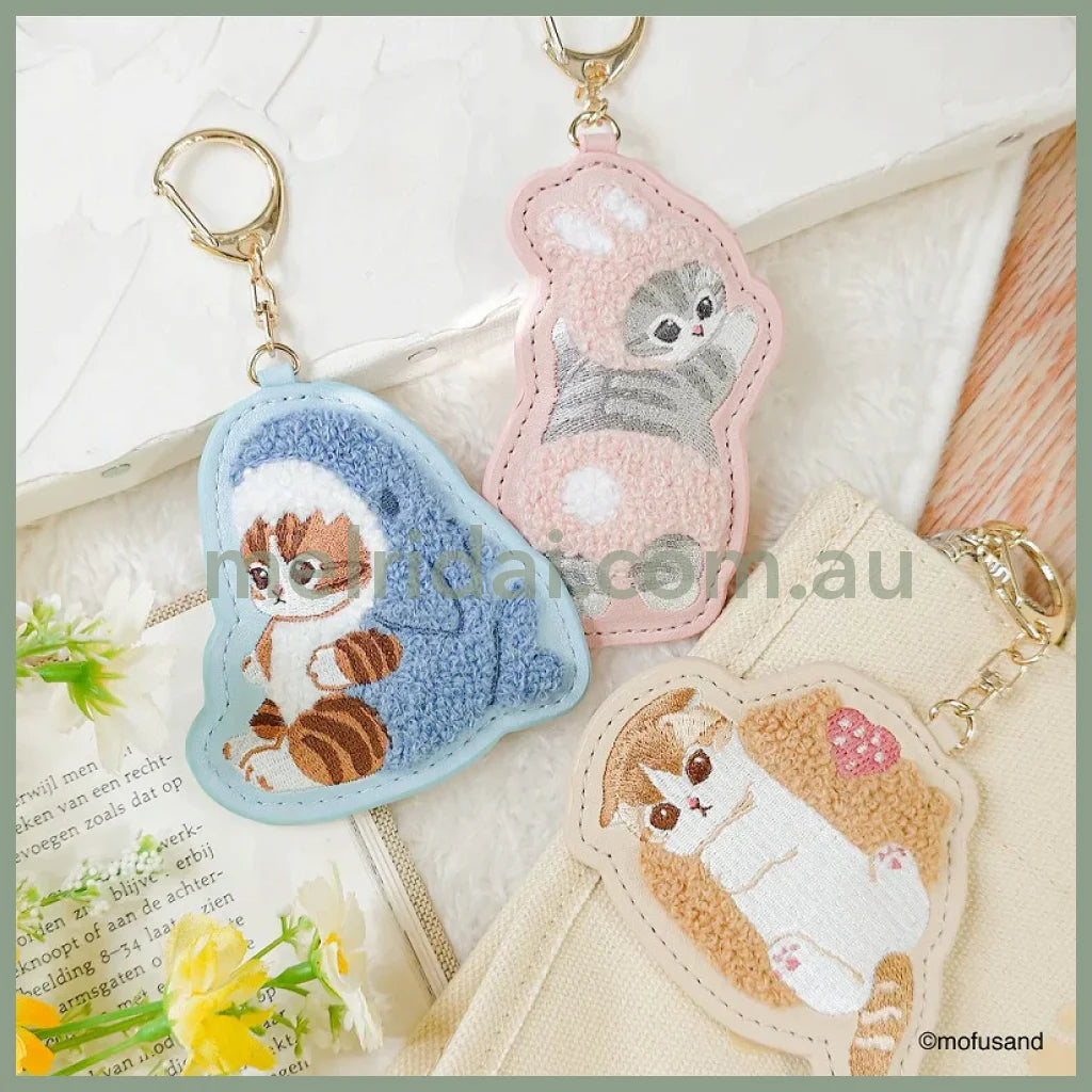 Mofusand | Sagara Embroidery Keychain H65 × W90 D17Mm (Nyanko Sweets)