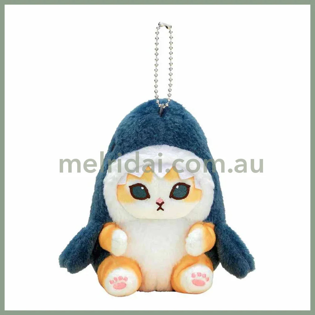 MOFUSAND | Shark Cat Mascot Holder Keychain Bag Charm 130mm x 110mm x 130mm