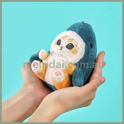 MOFUSAND | Shark Cat Mascot Holder Keychain Bag Charm 130mm x 110mm x 130mm