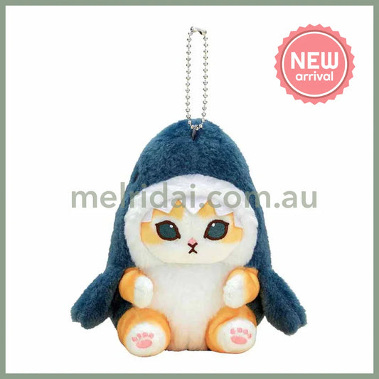 MOFUSAND | Shark Cat Mascot Holder Keychain Bag Charm 130mm x 110mm x 130mm