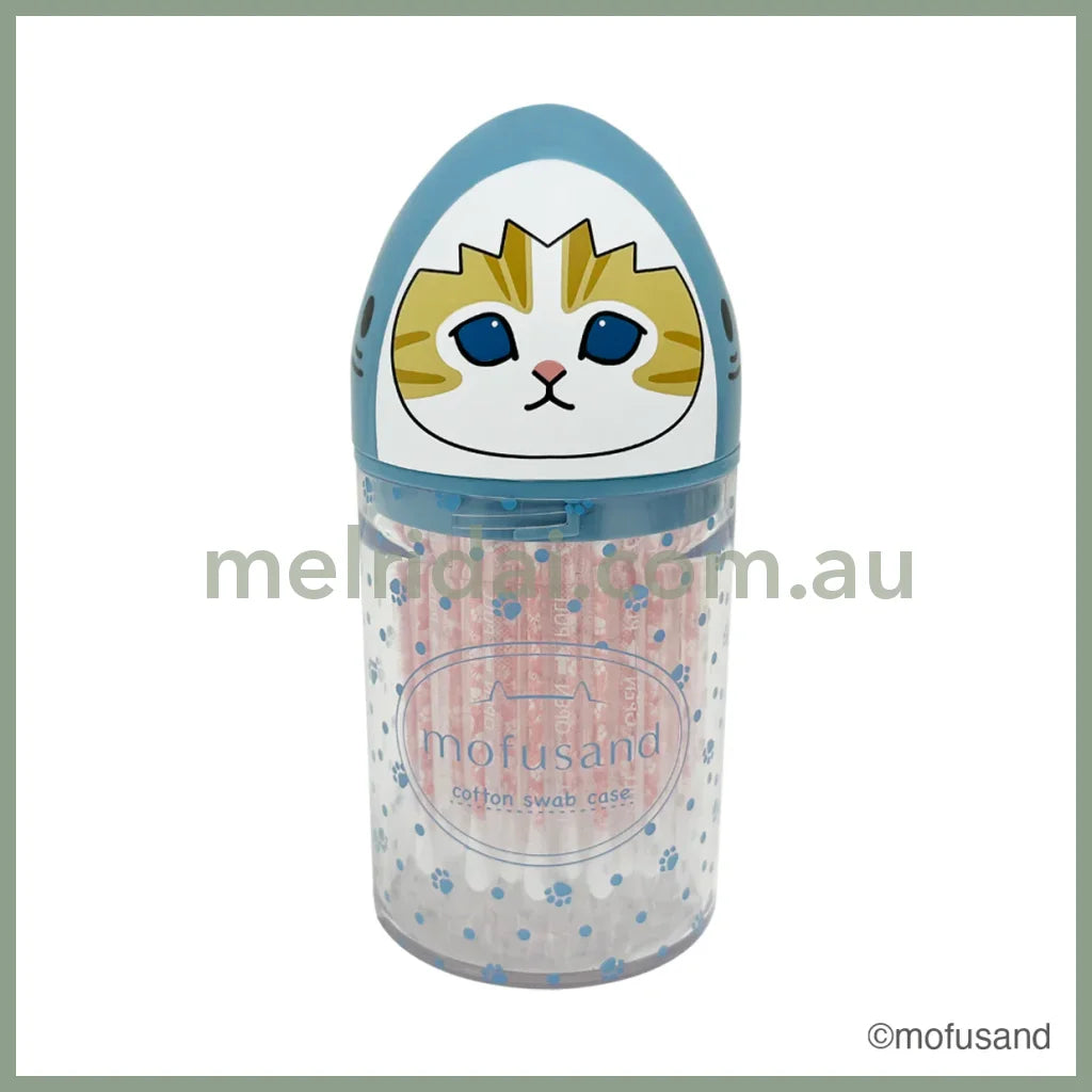 Mofusand | Shark Pakkun Menbo Chiikawa Cotton Swabs 50 Pieces 70 x 139 x 70mm