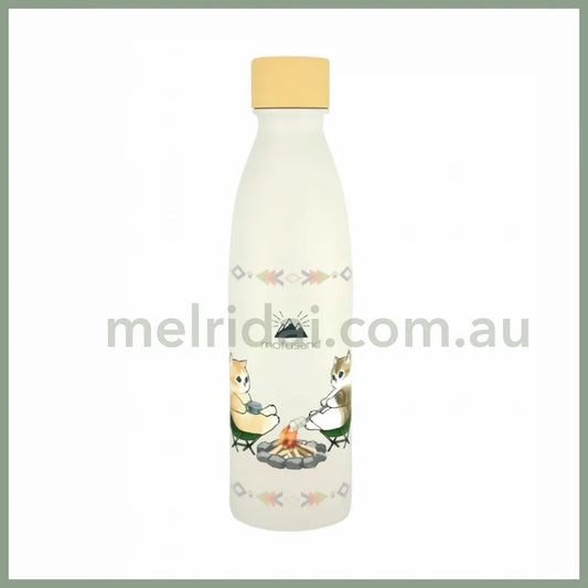 Mofusand | Stainless Bottle For Sparlling 530Ml (Camp) 猫福 不锈钢保温杯/保冷杯 气泡水专用（露营）