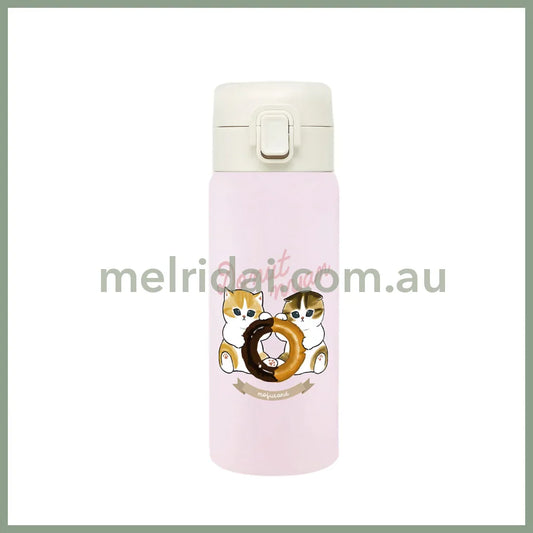 MOFUSAND | Stainless One-Push Bottle 350ml (Donut Meow)