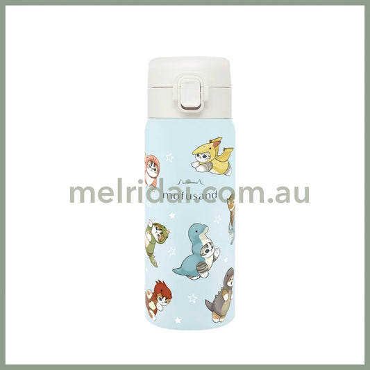 MOFUSAND | Stainless One-Push Bottle 350ml (Kaiju Meow)