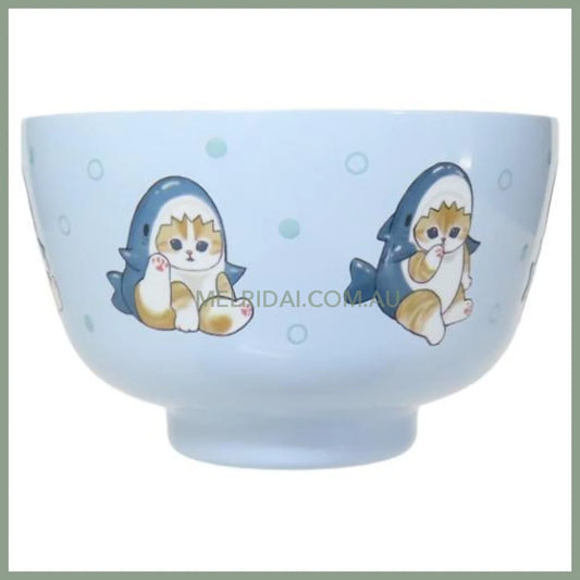 Mofusand | Stainless Vacuum Double Bowl 450ml (Cat Shark Nyan)