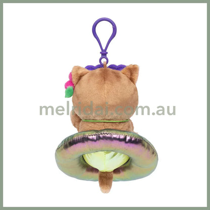 MOFUSAND | Tanned Gal Swimming Ring Mascot Holder Keychain Bag Charm H140 x W115 x D90mm (Sunburn)