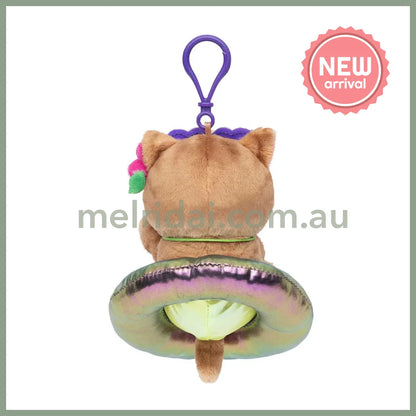 MOFUSAND | Tanned Gal Swimming Ring Mascot Holder Keychain Bag Charm H140 x W115 x D90mm (Sunburn)