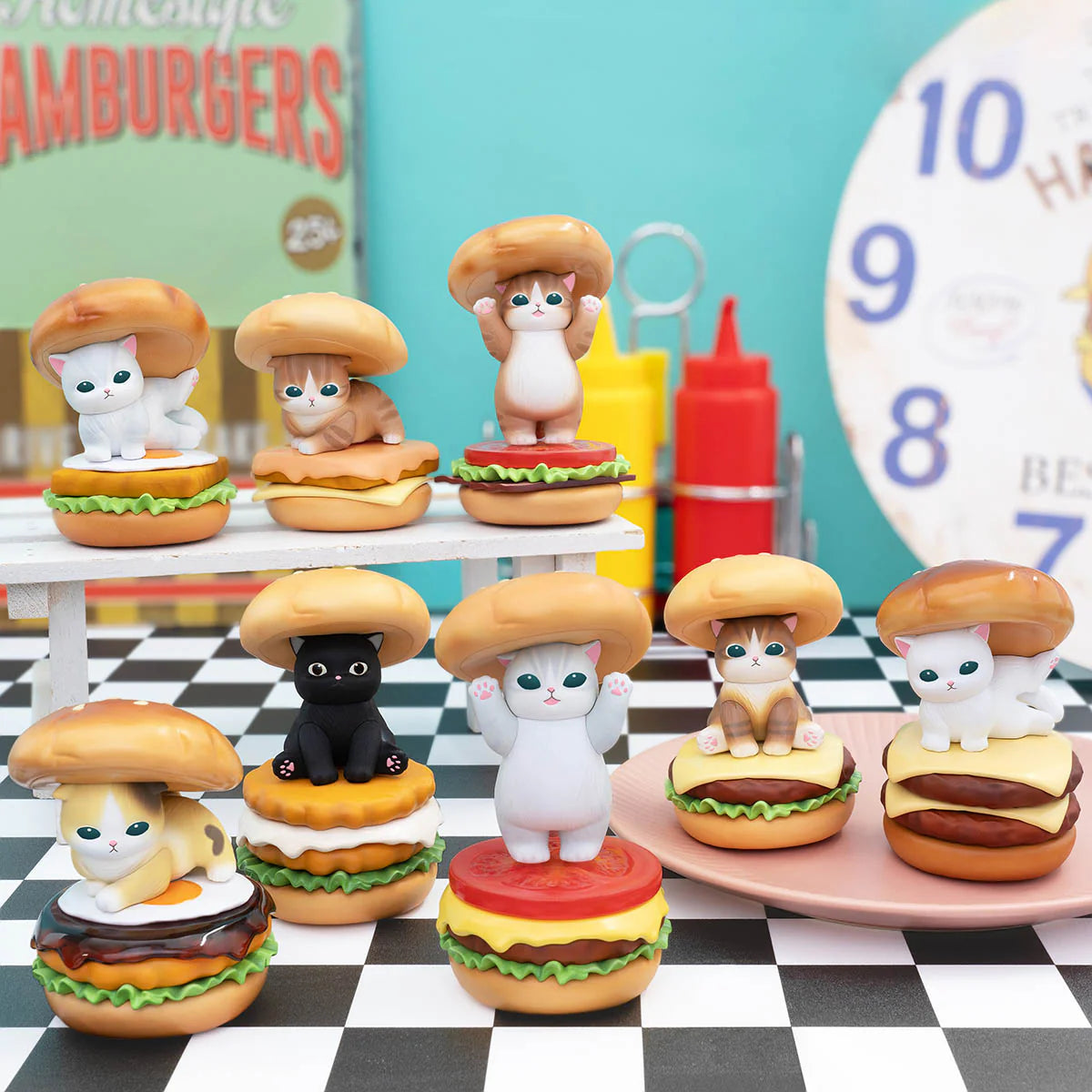 MOFUSAND | Secret Hamburger Meow Blind Box 120x74x74mm (Shipped Randomly)