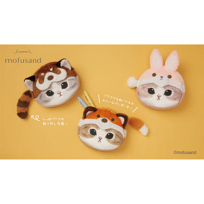 Mofusand | Mascot Pouch Pencil Case H210×W180×D55Mm (Red Panda Nyan)