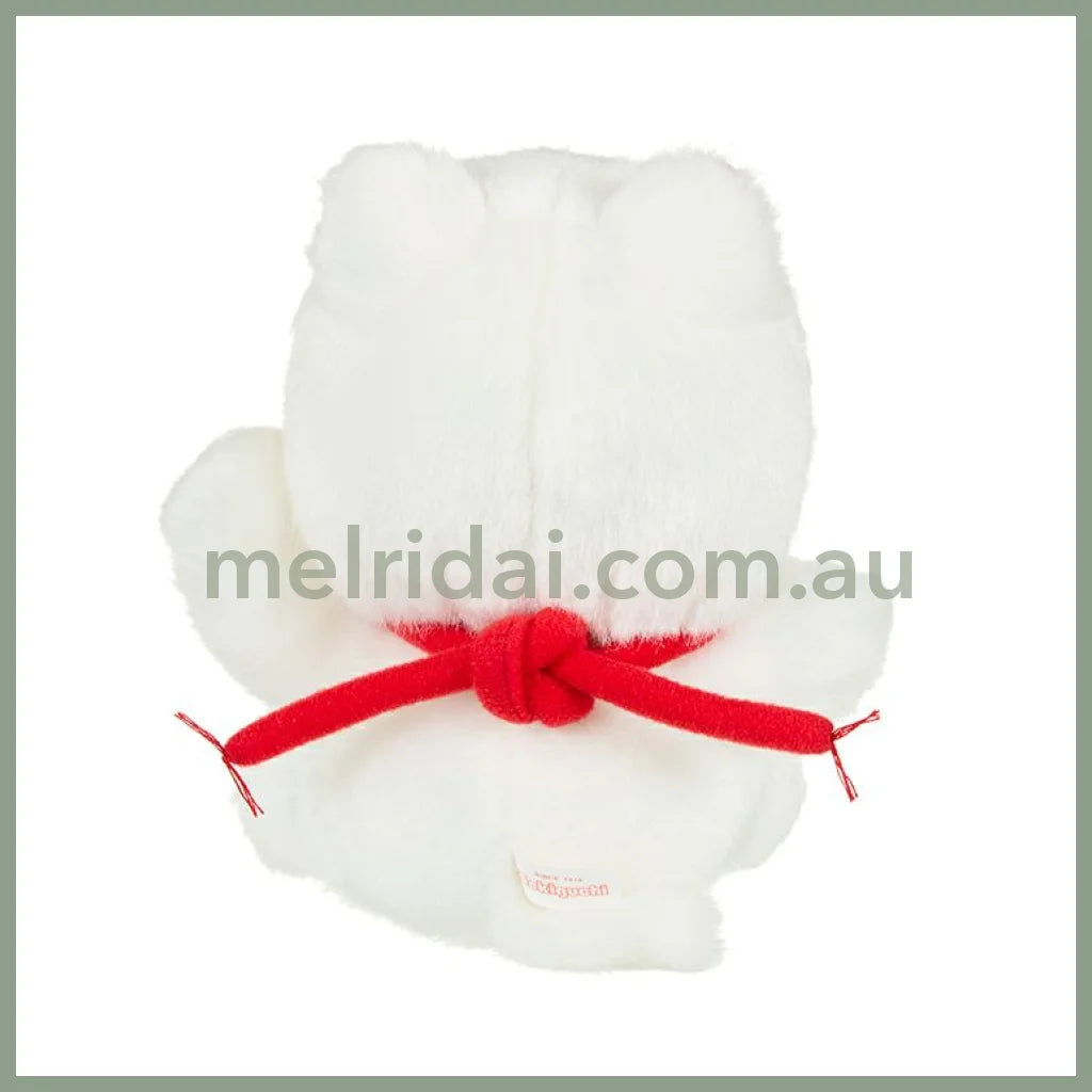 Monchhichi | Babychichi Plush Toy H18×W18×D11Cm (New Year/Maneki-Neko/Lucky Cat)