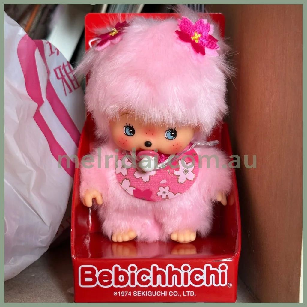 Monchhichi | Bebichhichi Cherry Blossom Sakura Plush Toy Plush Doll 16cm