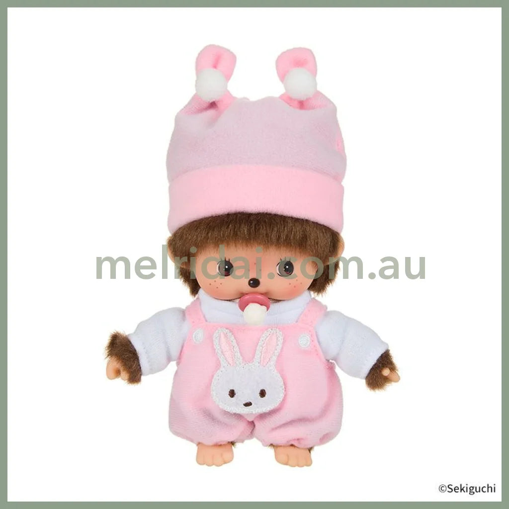 Monchhichi | Bebichhichi Plush Toy Plush Doll 135×100×70mm (Revival Dance Party Babychichi Dress Type Girl Rabbit)