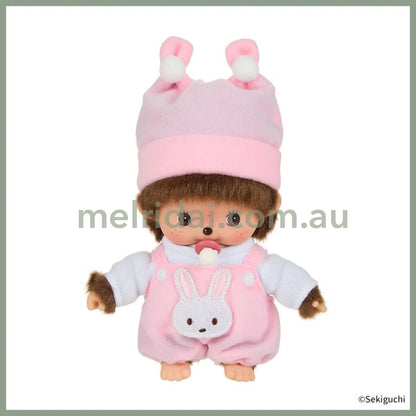 Monchhichi | Bebichhichi Plush Toy Plush Doll 135×100×70mm (Revival Dance Party Babychichi Dress Type Girl Rabbit)