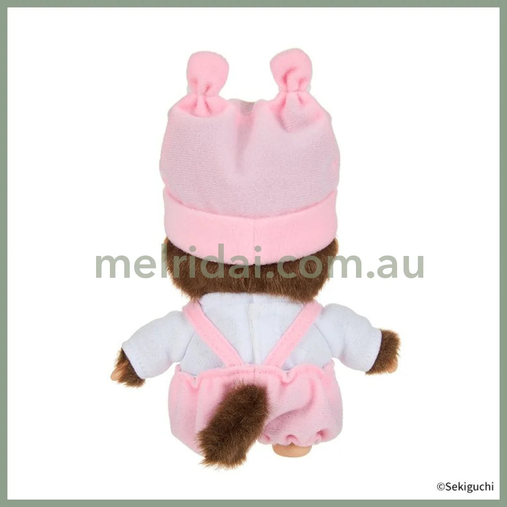 Monchhichi | Bebichhichi Plush Toy Plush Doll 135×100×70mm (Revival Dance Party Babychichi Dress Type Girl Rabbit)