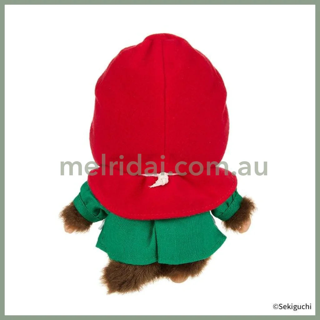 Monchhichi | Bebichhichi Plush Toy Plush Doll 135×100×70mm (Revival Dance Party Little Red Riding Hood)