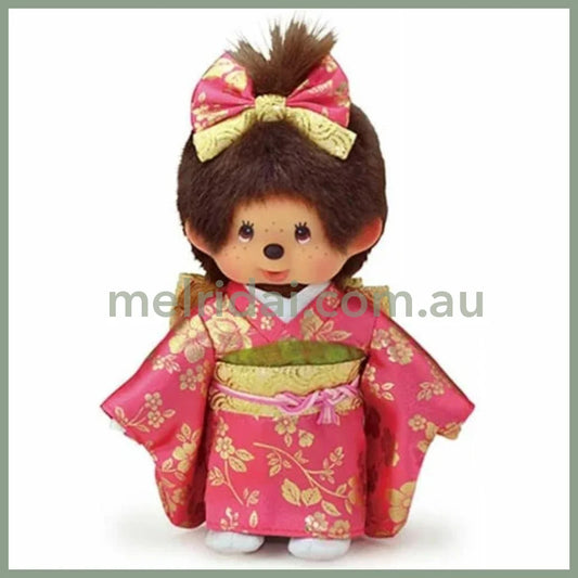 Monchhichi | Furisode Plush Toy Plush Doll Ｈ22×Ｗ15×Ｄ6cm (Girl)