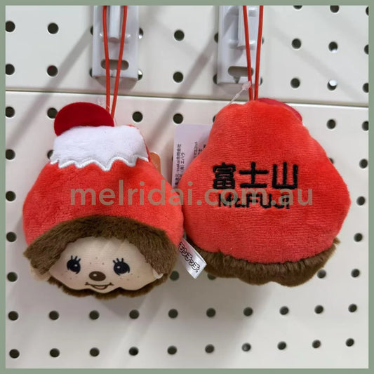 Monchhichi | Local Limited Mascot Holder Plush Keychain Bag Charm (Red Mt. Fuji)