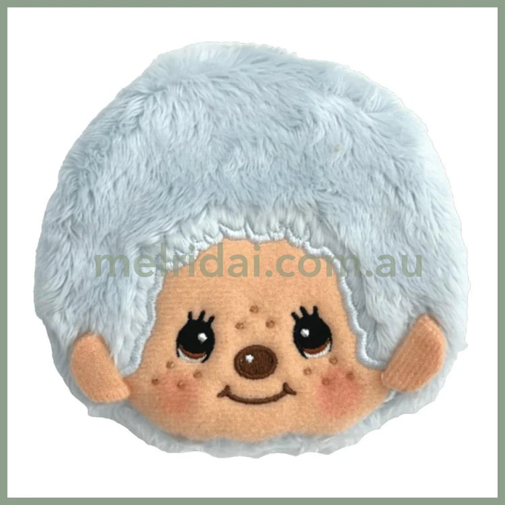 Monchhichi | Mascot Coin Case Purse H12.6×W10×D1.5cm (Light Blue)