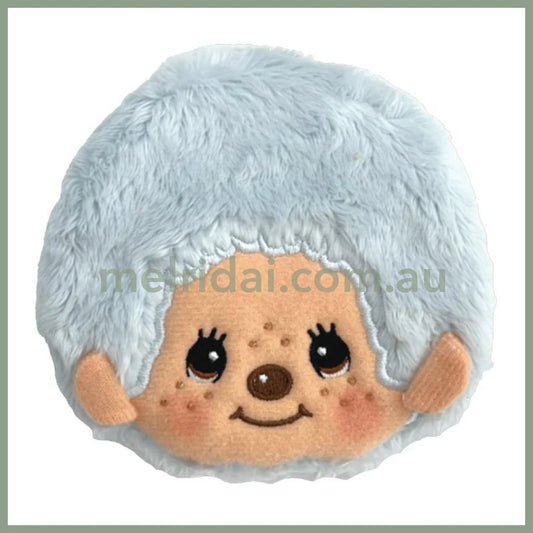 Monchhichi | Mascot Coin Case Purse H12.6×W10×D1.5cm (Light Blue)