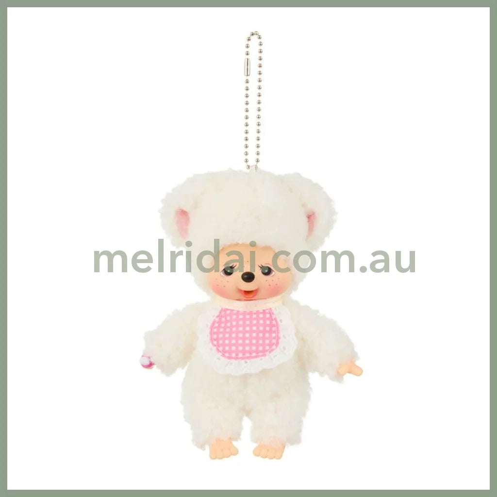 Monchhichi | Plush Keychain Bag Charm H16.5×W8.5×D5.5cm (Chamu Sleepy)