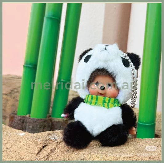 Monchhichi | Pop-up Store Limited Mascot Holder Plush Keychain Bag Charm 15cm Approx. (Panda)