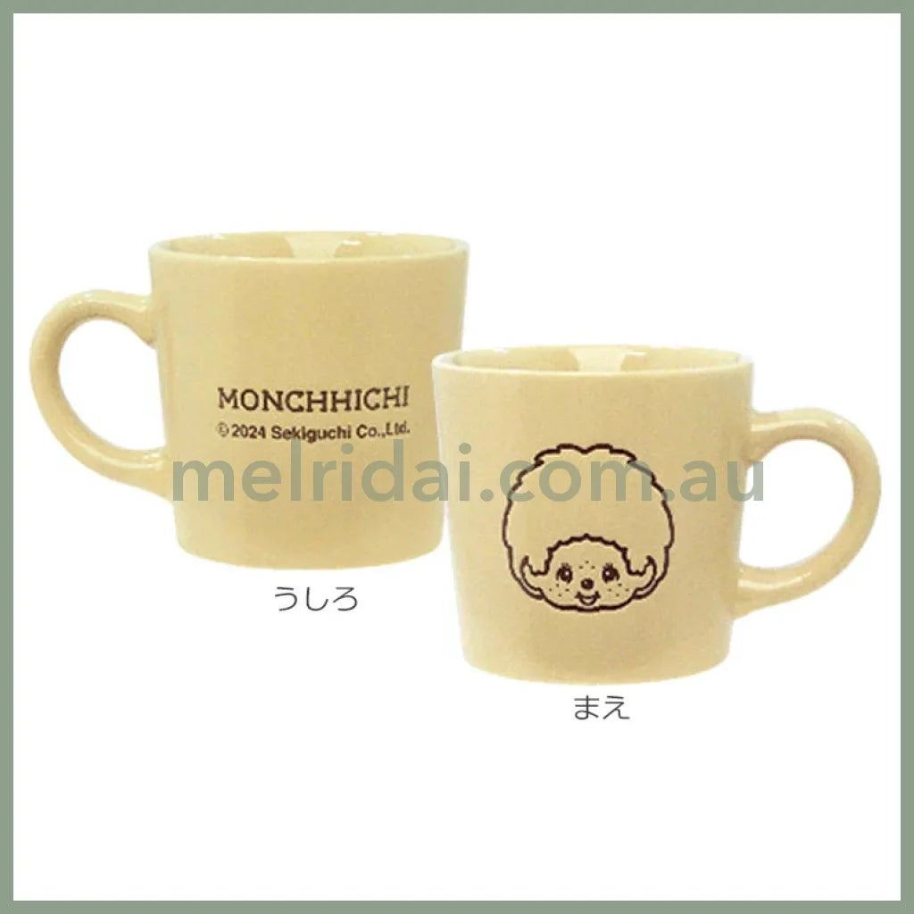 Monchhichi | Porcelain Mug Cup Φ80×75mm (Light Yellow)