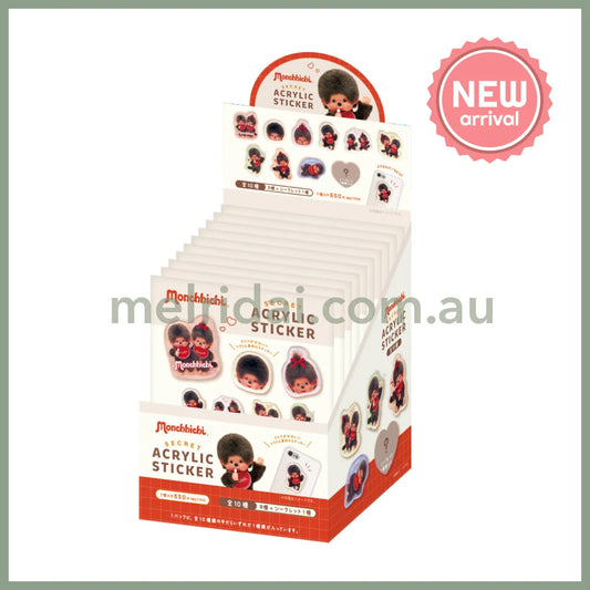 Monchhichi | Secret Acrylic Sticker Blind Box 50 x 50 x 3mm