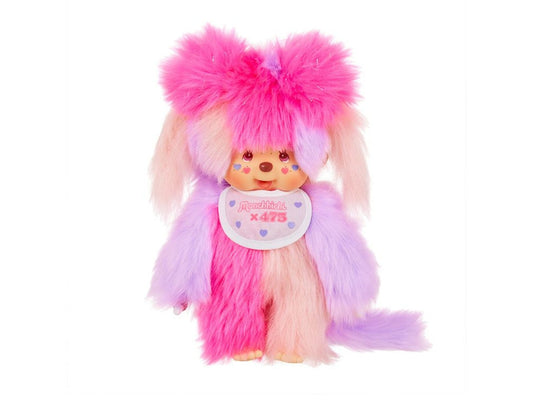 Shinako x Monchhichi | Plush Doll Toy H21.5×W14×D7cm (475 Wataame-chan)