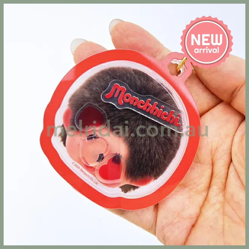 Monchhichi | Swinging Acrylic Keychain H7.4×W7.1×D0.7cm (Face Shape)