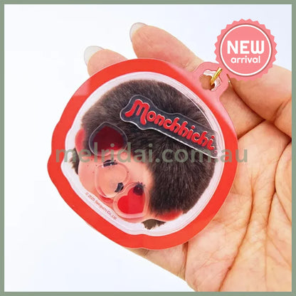 Monchhichi | Swinging Acrylic Keychain H7.4×W7.1×D0.7cm (Face Shape)