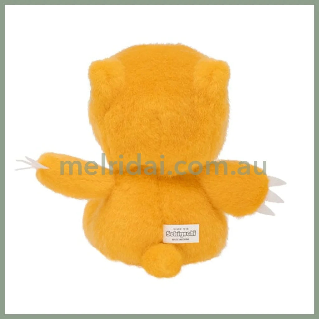 Monchhichi x Digimon | Bebichhichi Agumon Plush Doll Plush Toy 16cm Approx. (Adventure Special Collab)
