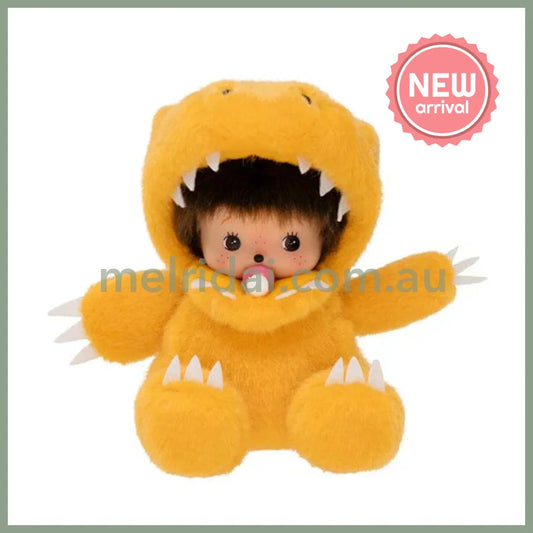 Monchhichi x Digimon | Bebichhichi Agumon Plush Doll Plush Toy 16cm Approx. (Adventure Special Collab)