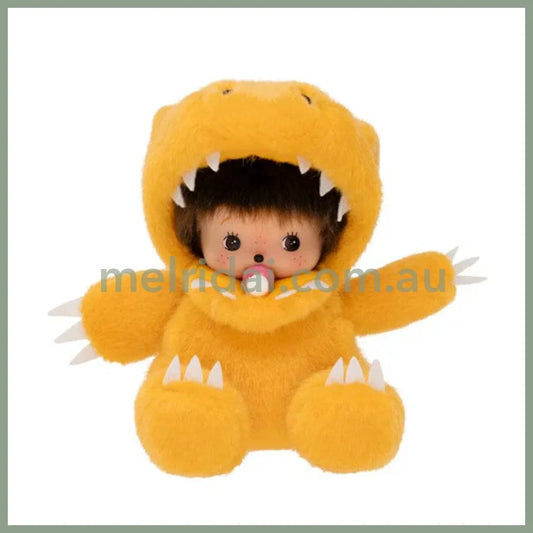 Monchhichi x Digimon | Bebichhichi Agumon Plush Doll Plush Toy 16cm Approx. (Adventure Special Collab)