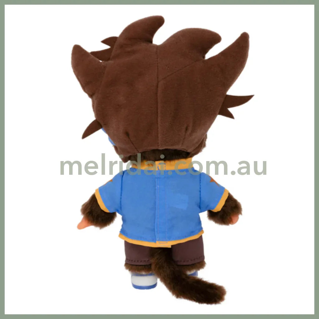 Monchhichi x Digimon | Bebichhichi Taichi Plush Doll Plush Toy 24cm Approx. (Adventure Special Collab)