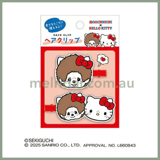 Monchhichi x Hello Kitty | Hair Clip H115 x W80mm