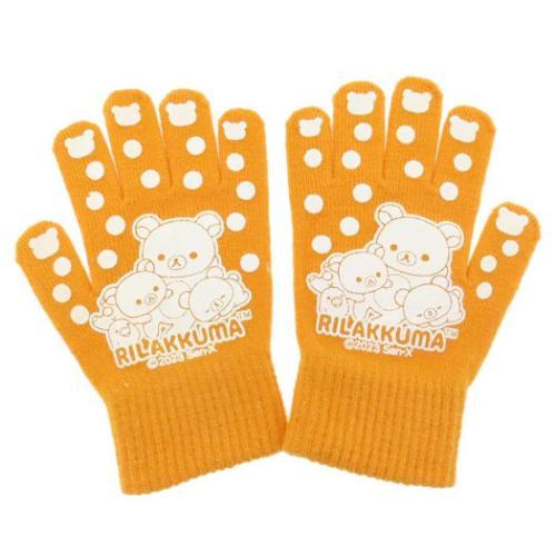 SAN-X | Rilakkuma Accessories Work Gloves (Orange)