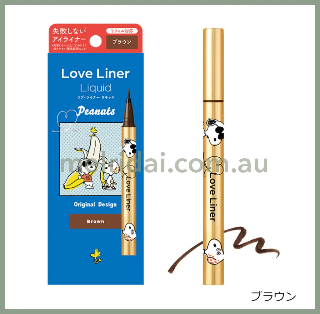 Msh X Peanuts | Loveliner Liquid Eye Liner Brown