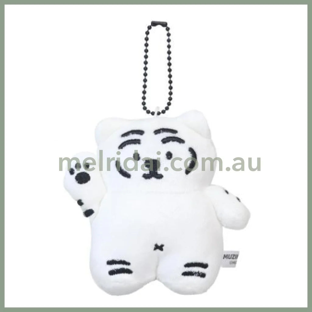 Muziktiger | Phone Strap Mascot 91X96X74Mm (White Tiger)