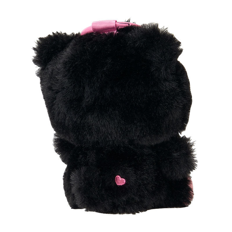 SANRIO | Hello Kitty Mascot Holder Bag Charm Plush Keychain 140x80x130mm (Black Animals)