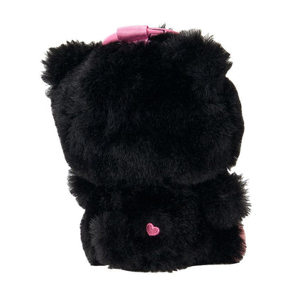 SANRIO | Hello Kitty Mascot Holder Bag Charm Plush Keychain 140x80x130mm (Black Animals)