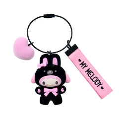 SANRIO | My Melody Keychain 45×35×50mcm (Black Animals)